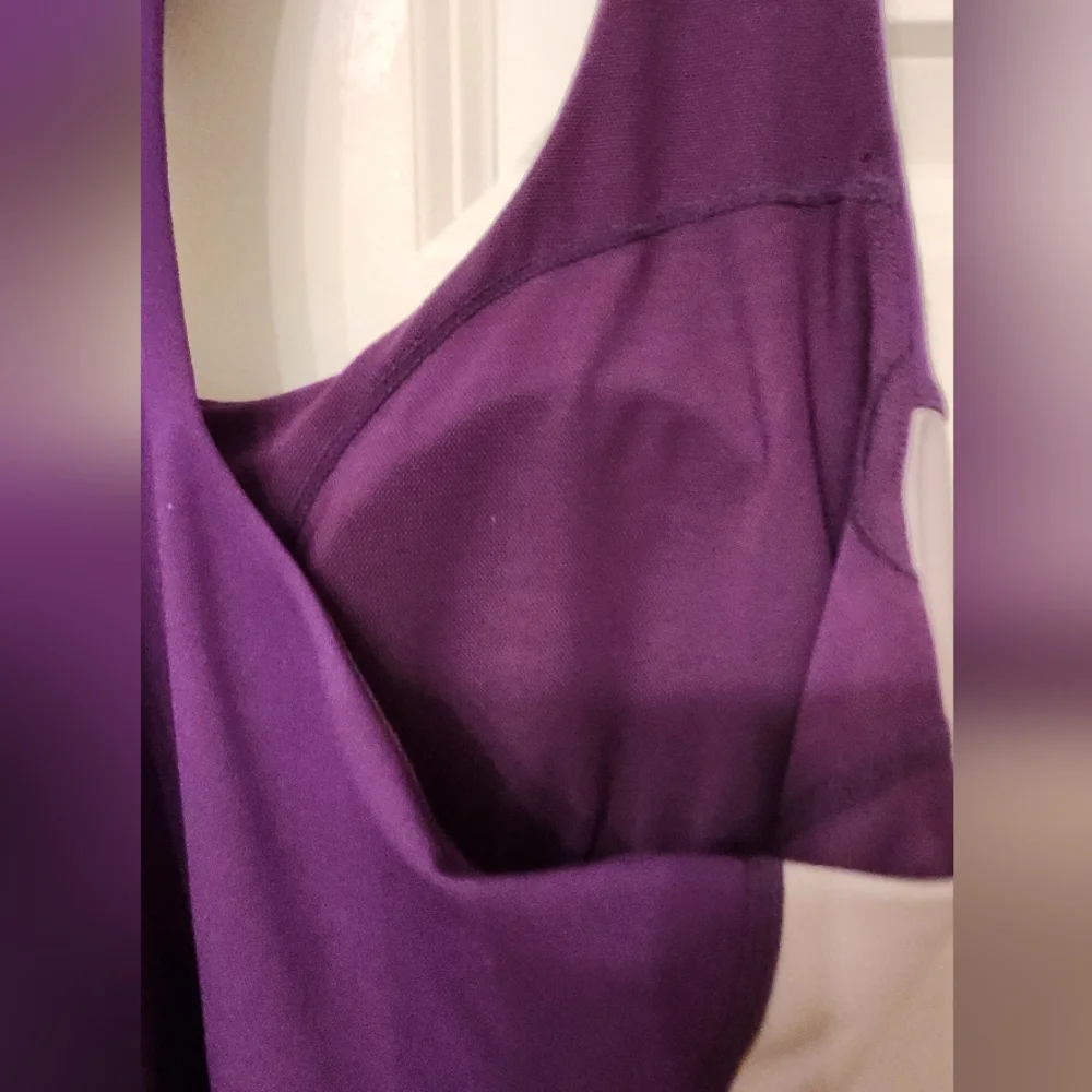 Sweaty Betty Power Workout Colorblock Performance Dress Deep Purple